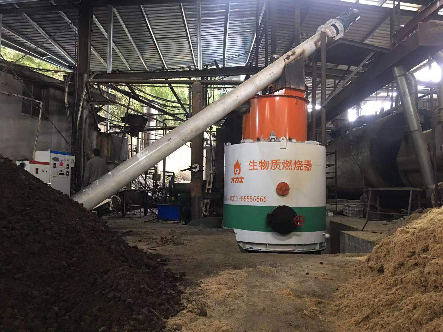 大力士生物質顆粒燃燒機 安裝現(xiàn)場